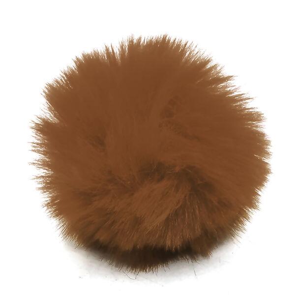 enfeite pompom 110073 marrom